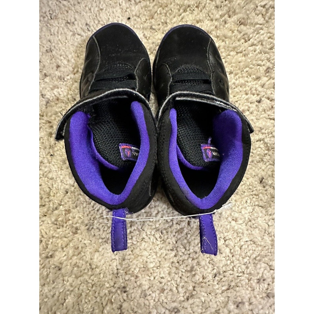 Nike Air Jordan Kids Jumpman Team Black Basketball Shoes - 10C - Picture 3 of 5